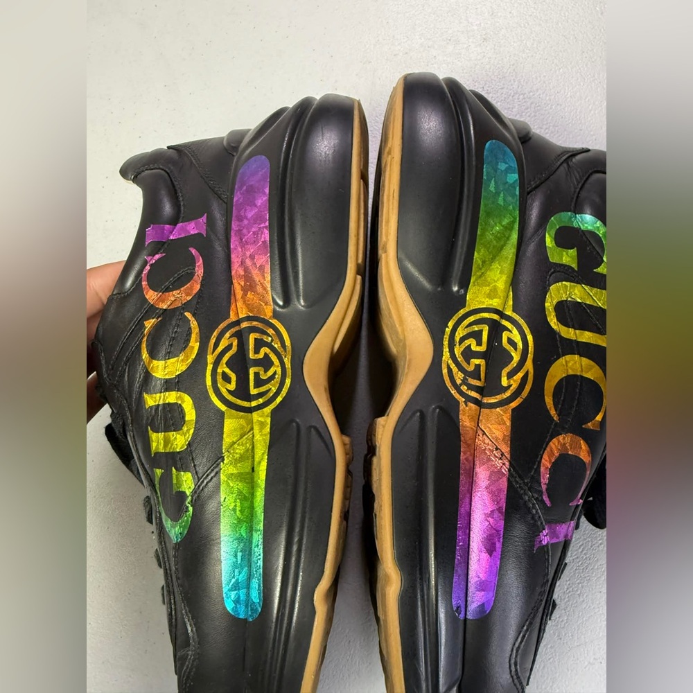 Size 9 Men - Gucci Rhyton Iridescent Logo - Picture 9 of 16